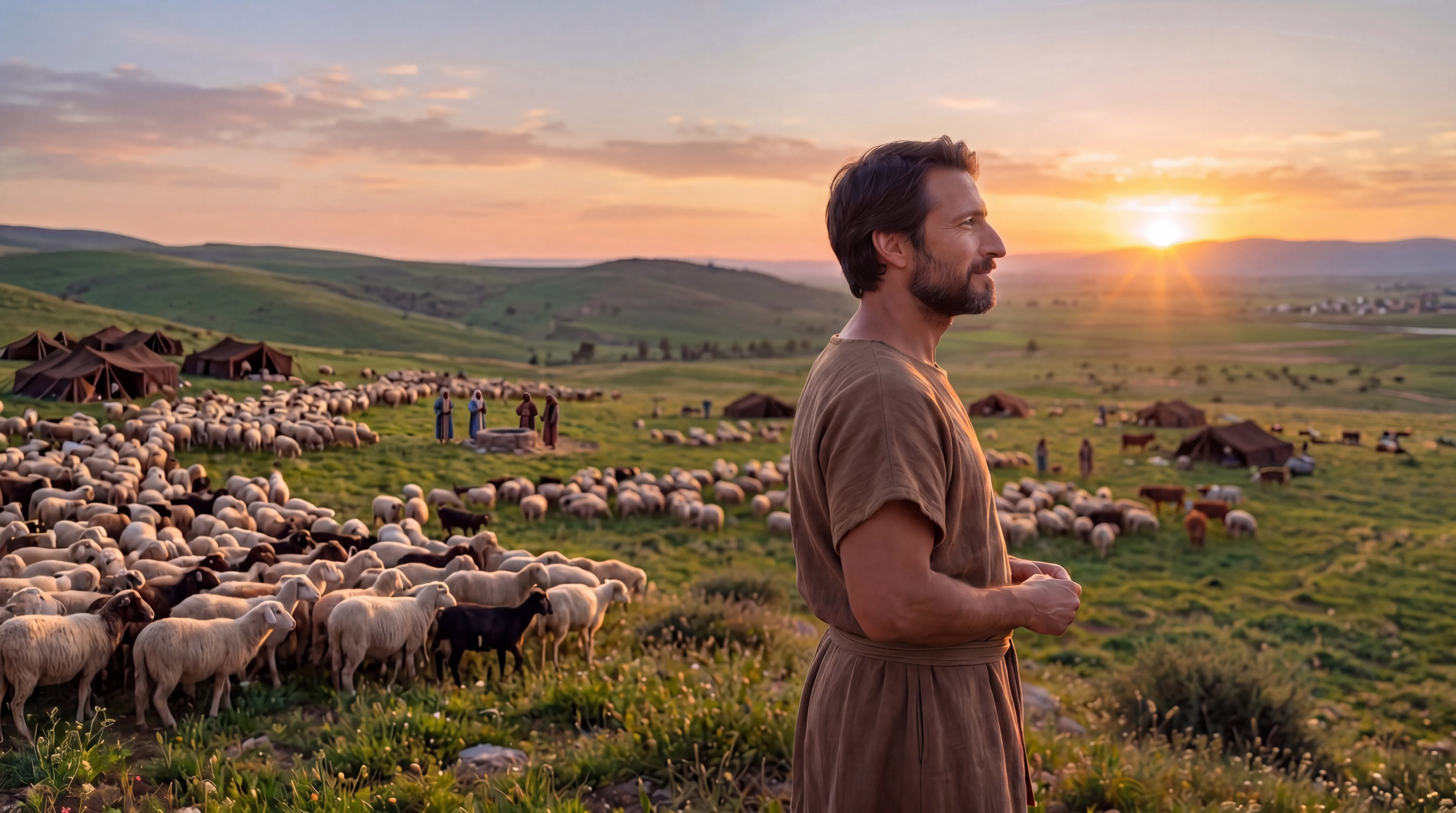Abram by faith seeing the World to Come