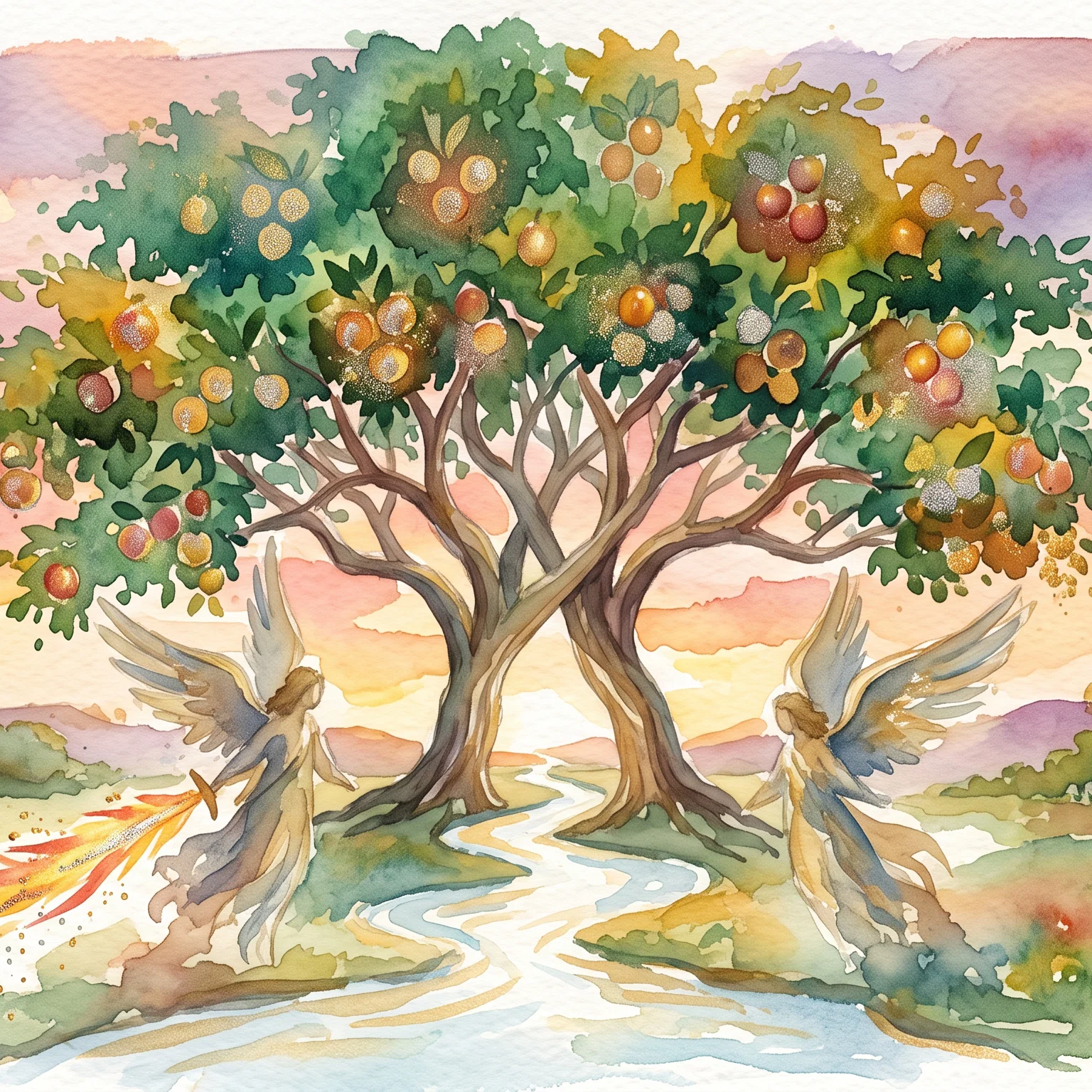 Golden Radiance at Eden's Heart