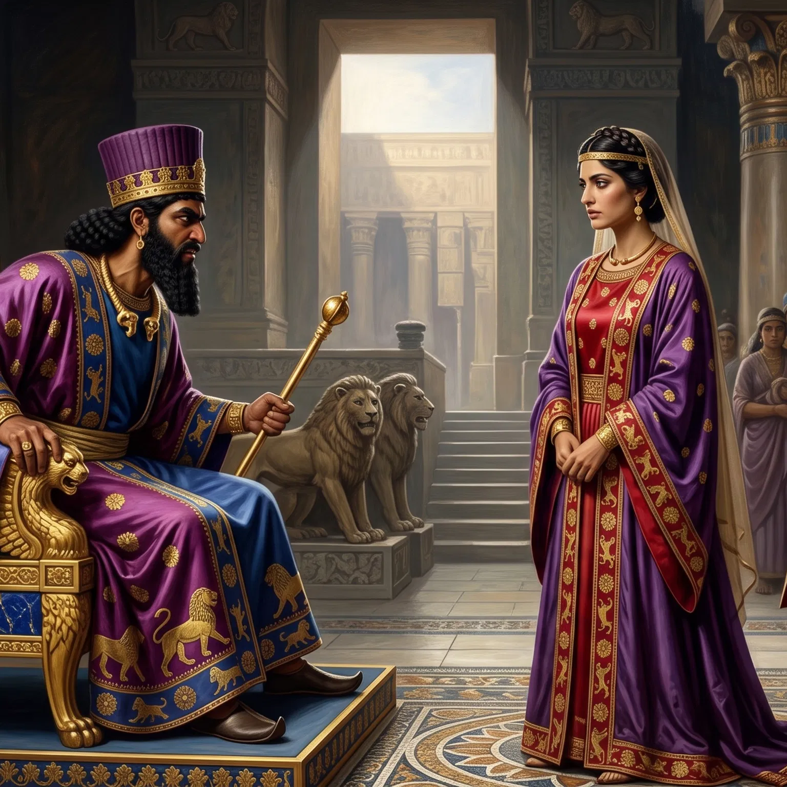 The Queen Confronts the King