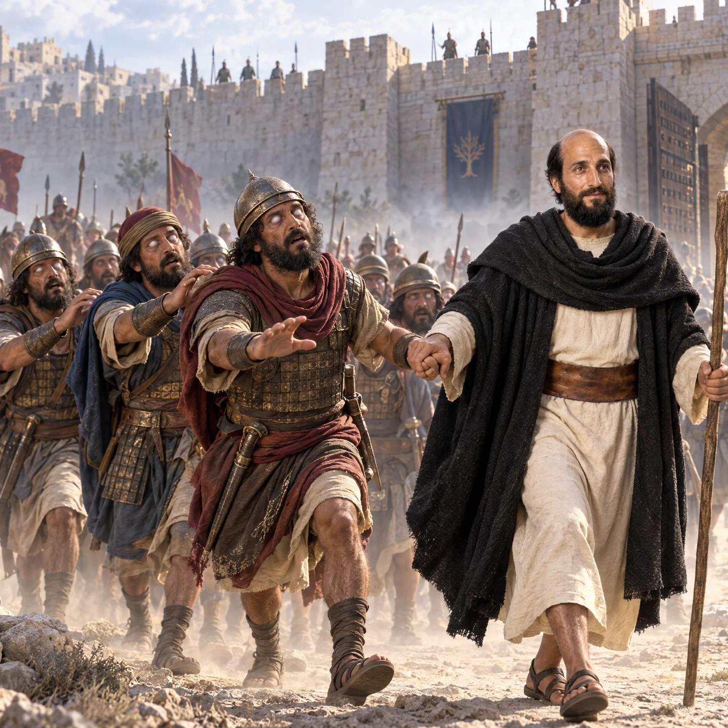 Elisha Leads the Blinded Army