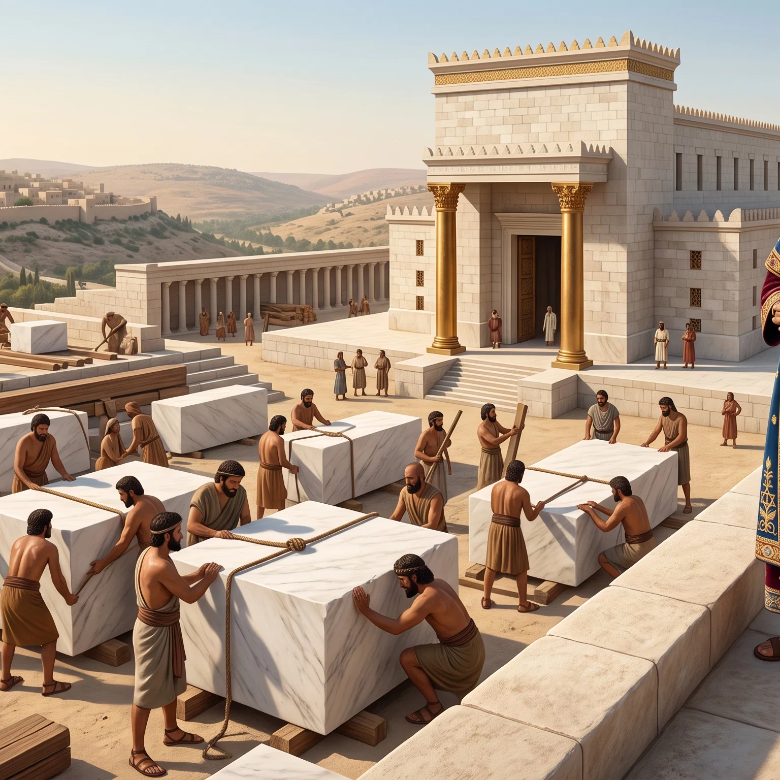 Divine Construction of the Holy Temple