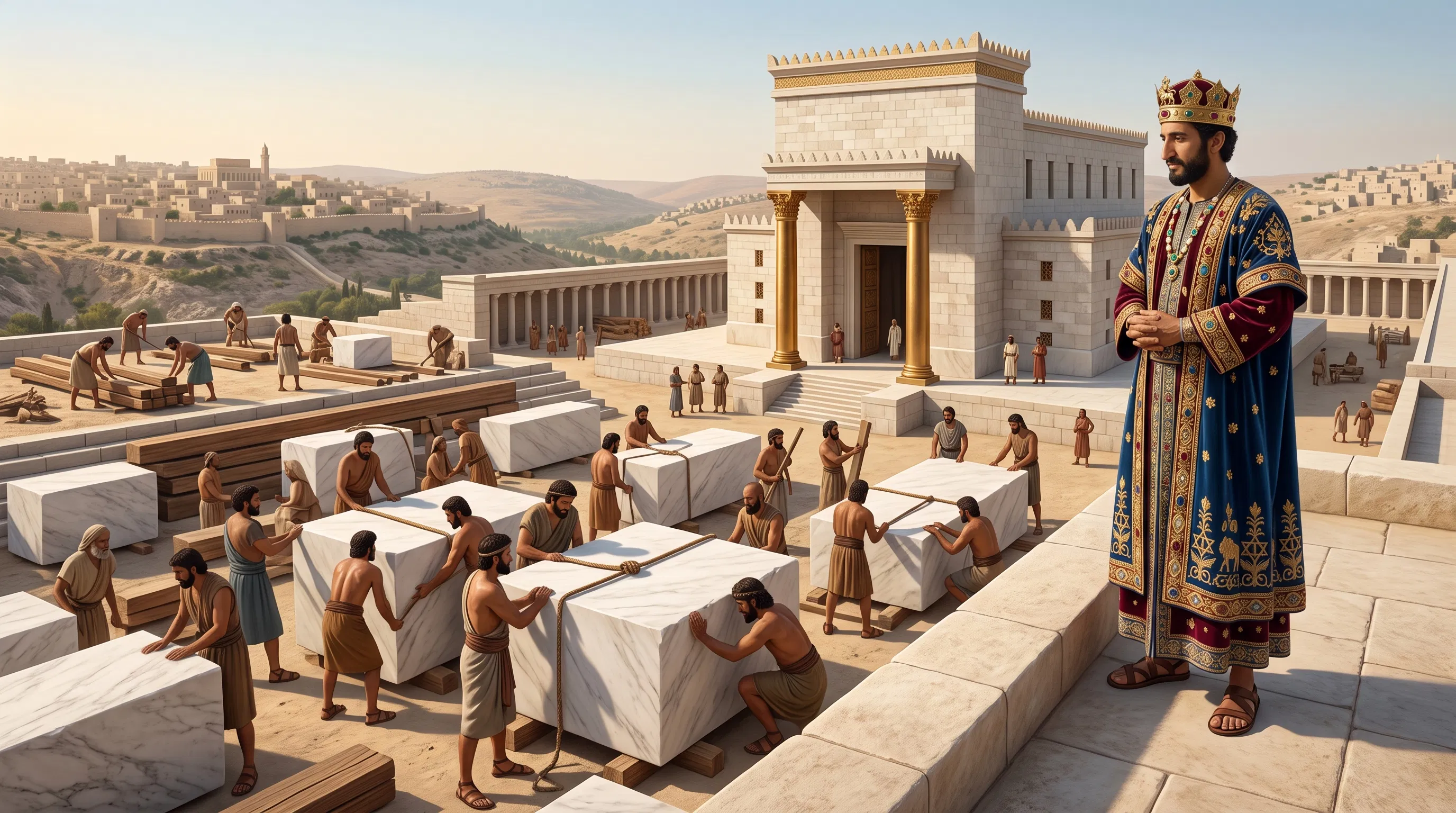 Divine Construction of the Holy Temple