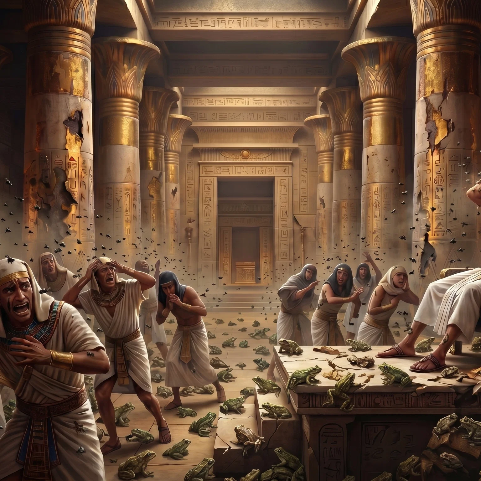 The Plagues Descend Upon Egypt