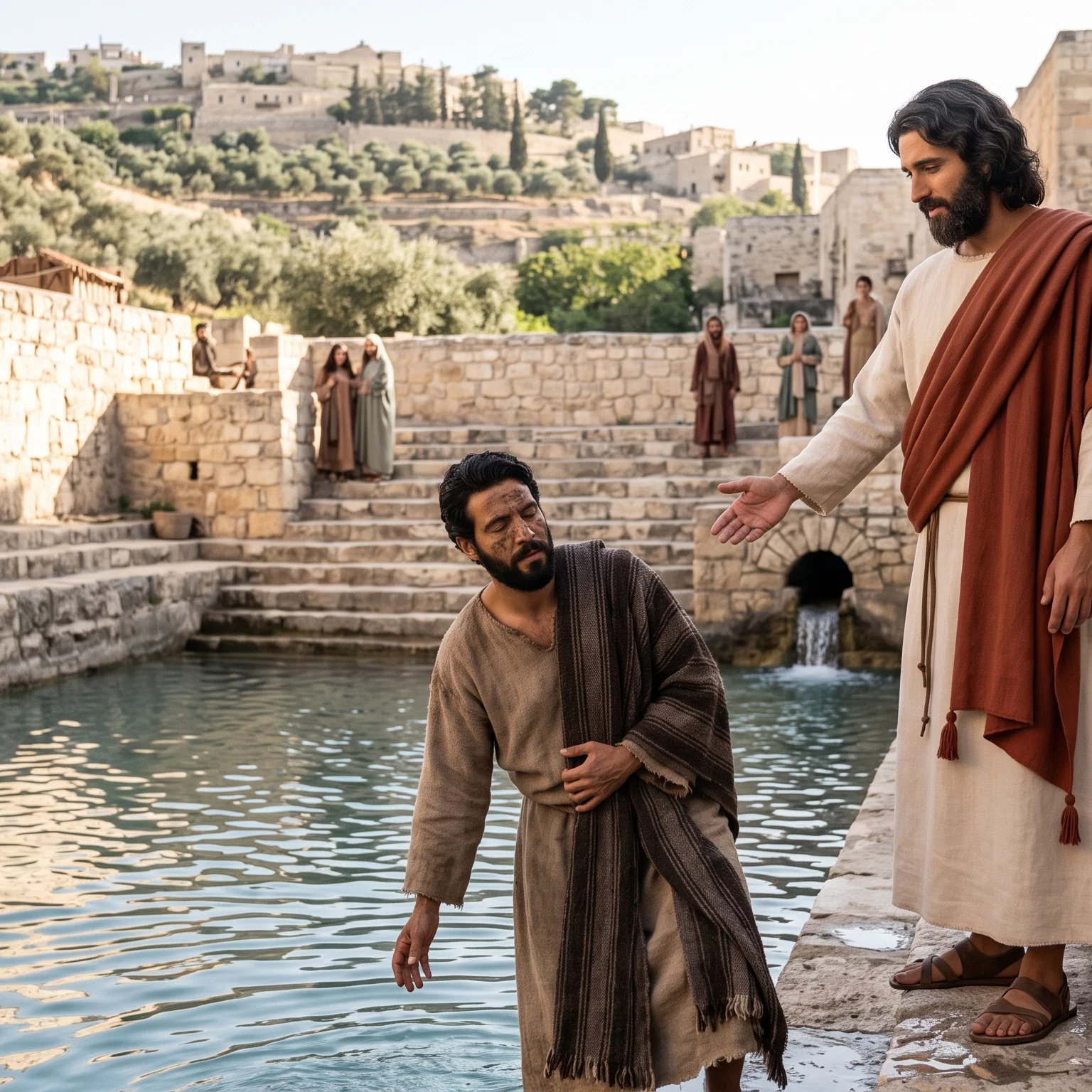 Restoration at the Pool of Siloam