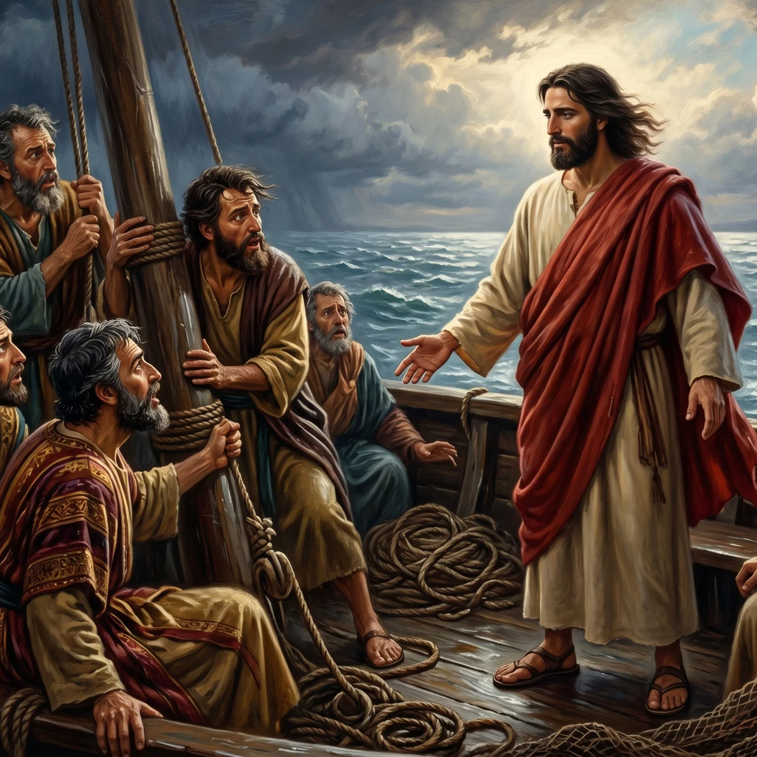 Calming the Storm on Galilee