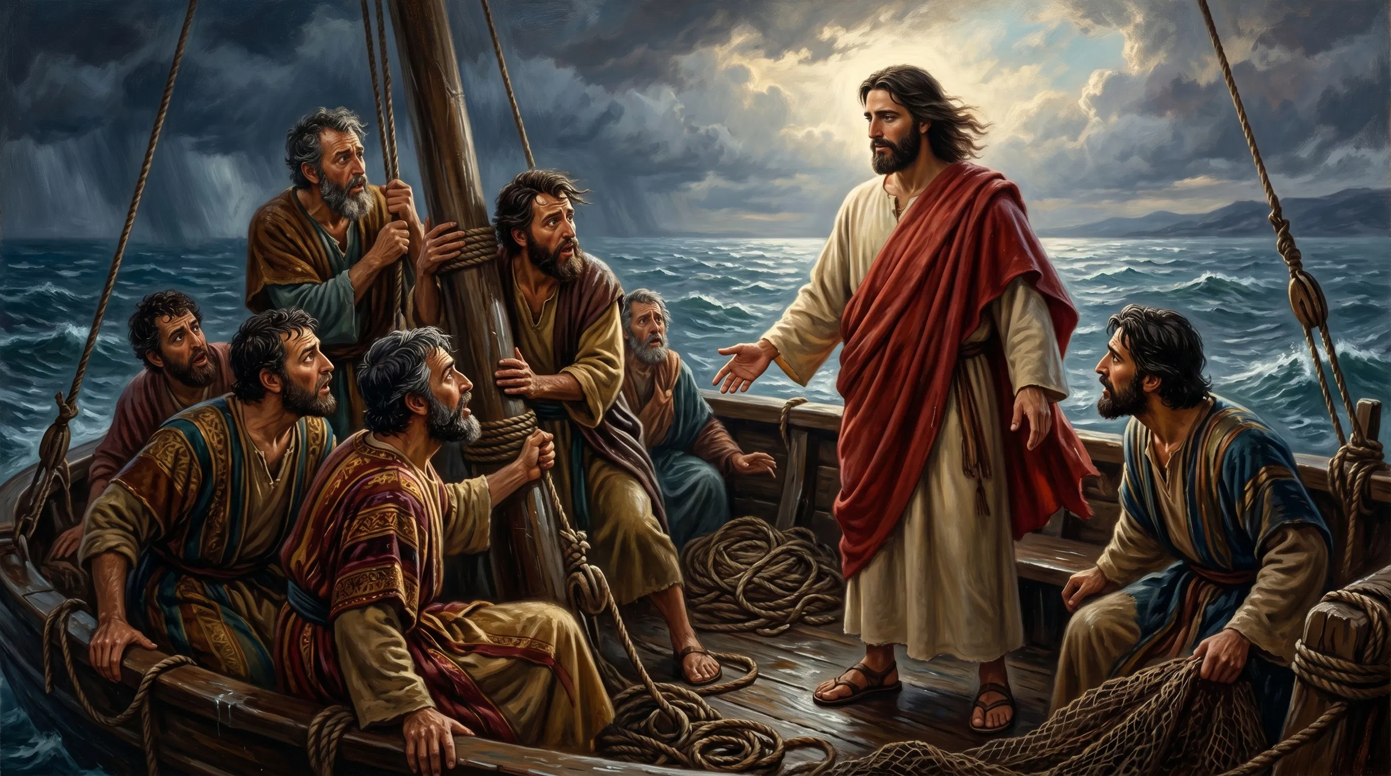 Calming the Storm on Galilee