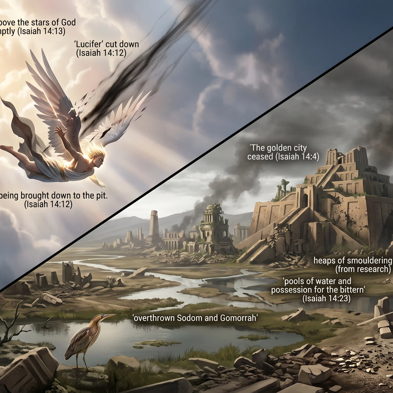 The Fallen Morning Star Descends