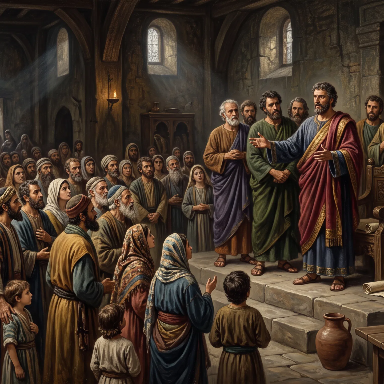 The First Deacons Called to Serve