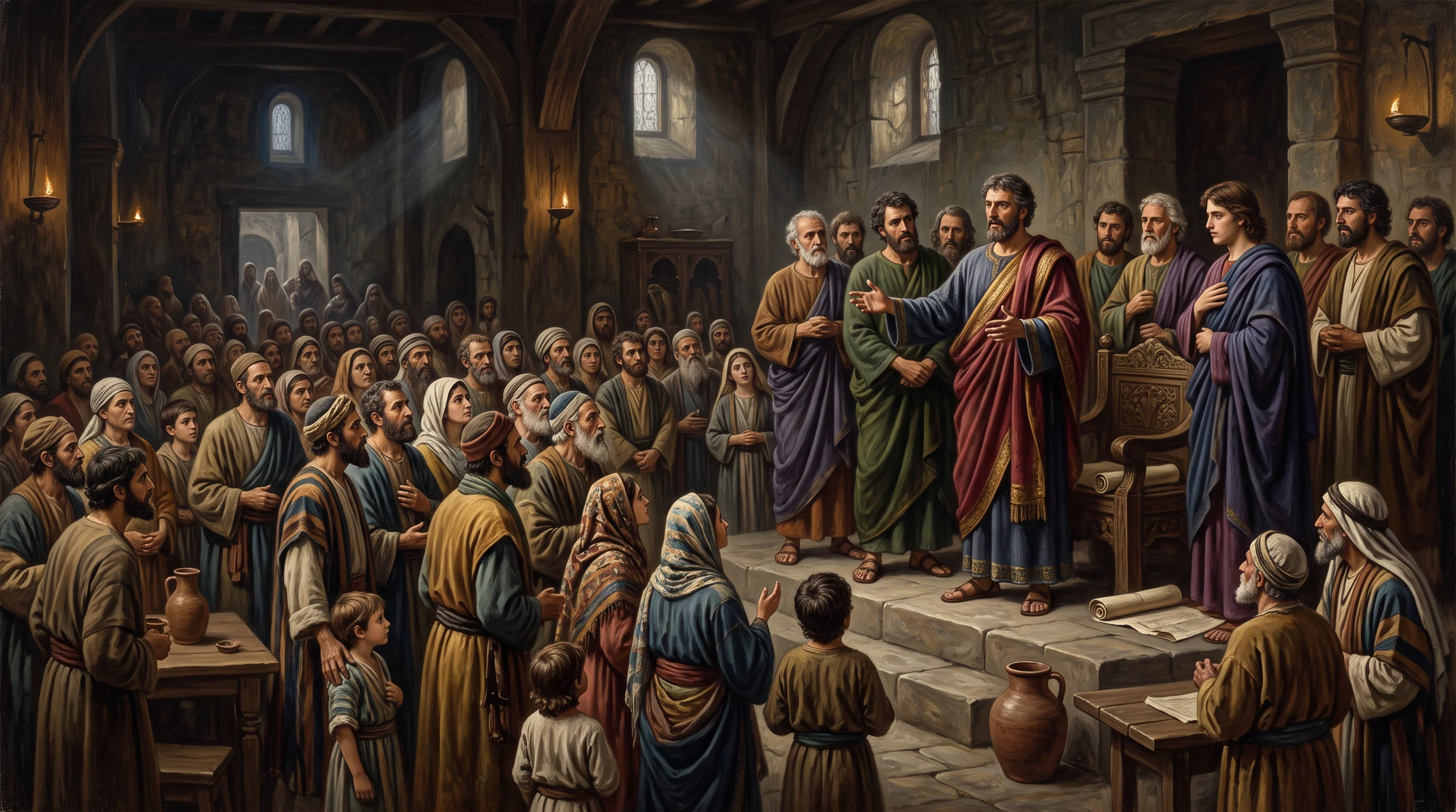 The First Deacons Called to Serve