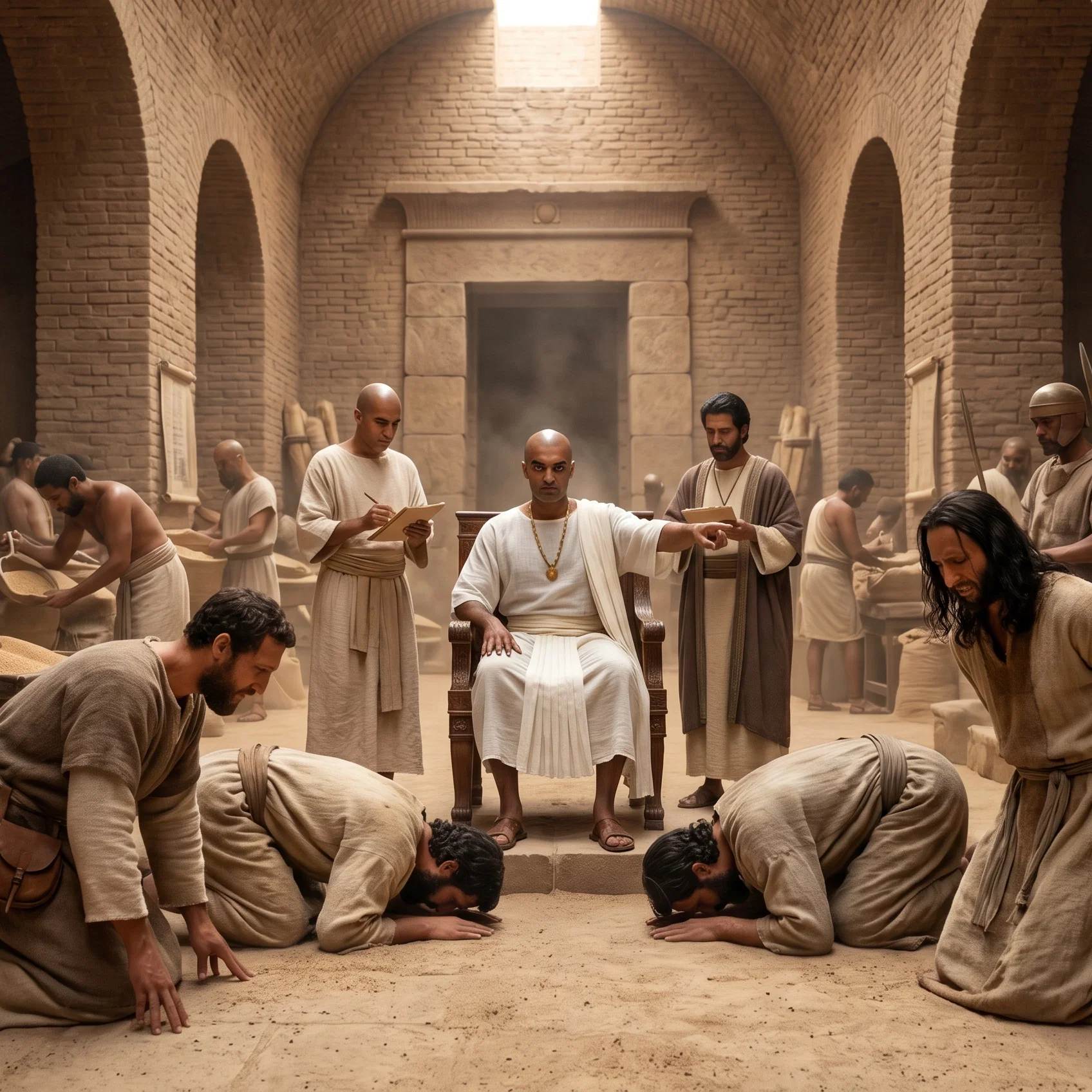 Joseph Provides Sustenance in Egypt