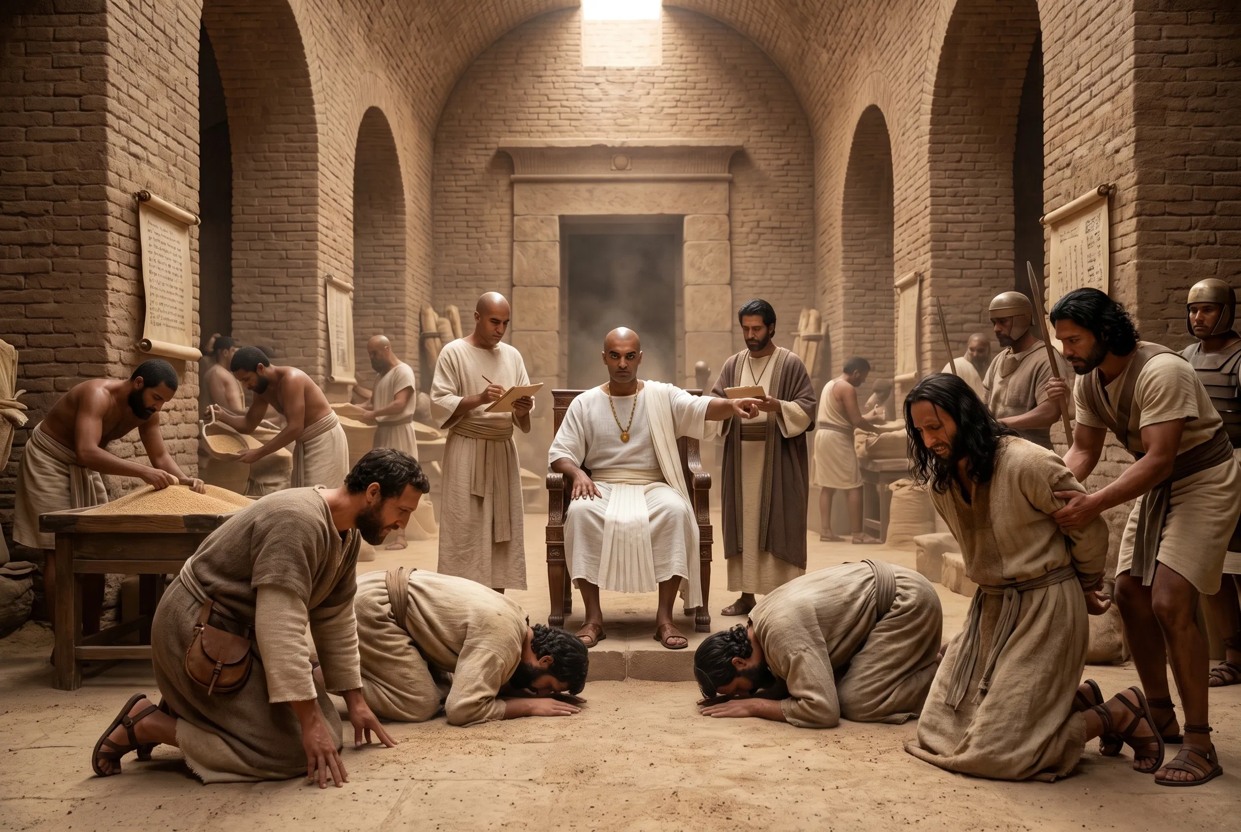 Joseph Provides Sustenance in Egypt