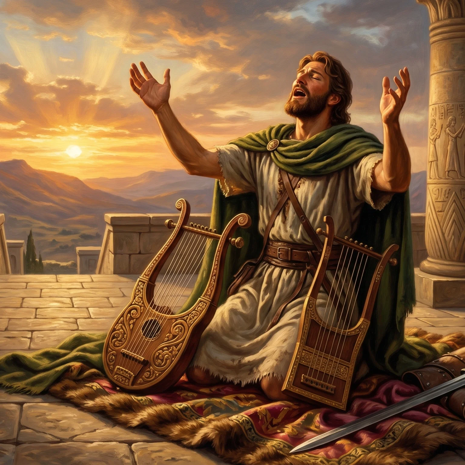  King David Praising the Most High