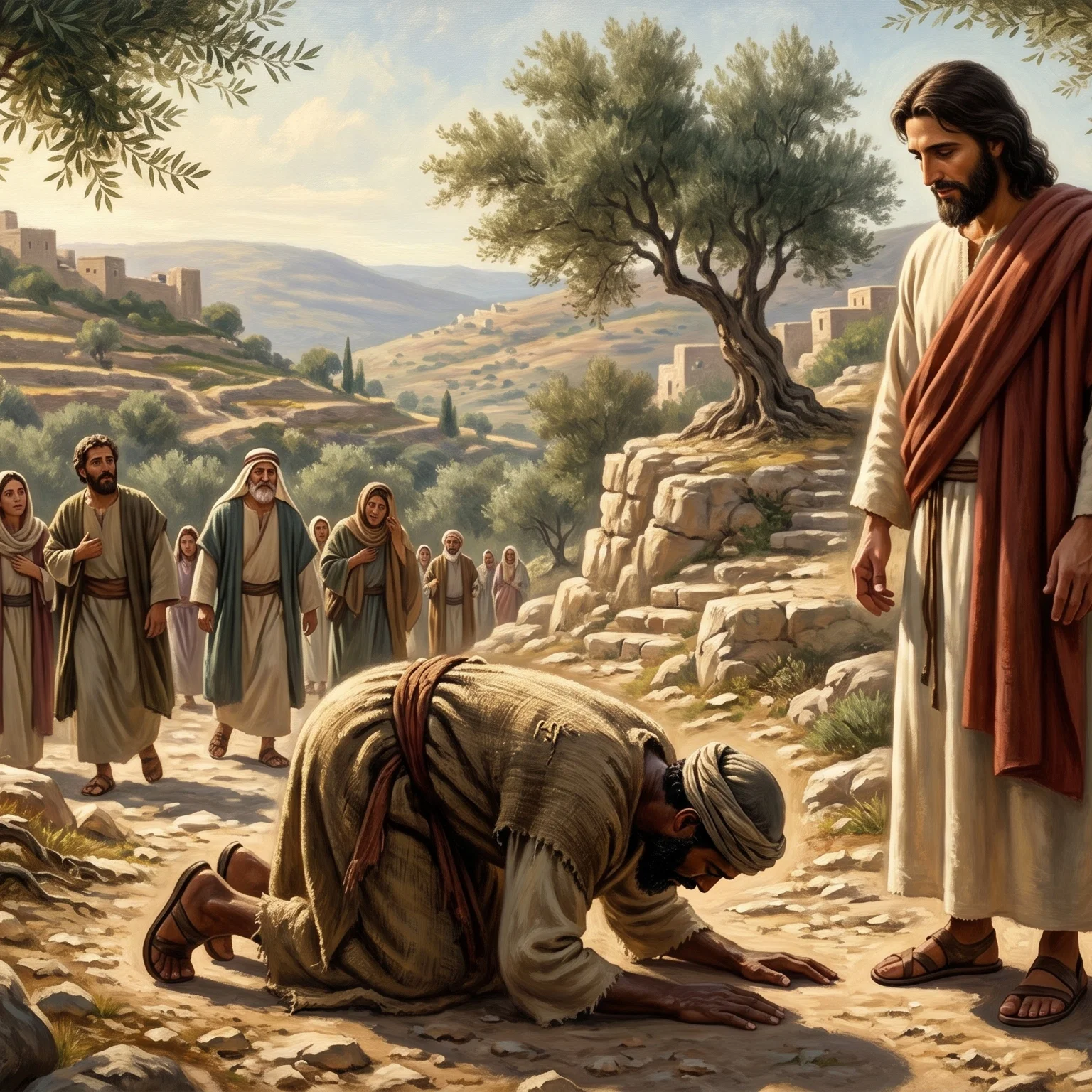 The Leper Returns in Gratitude