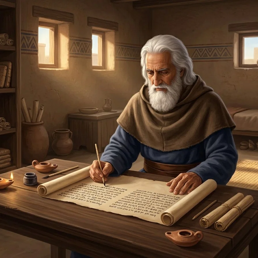 Daniel writing Chapter 11