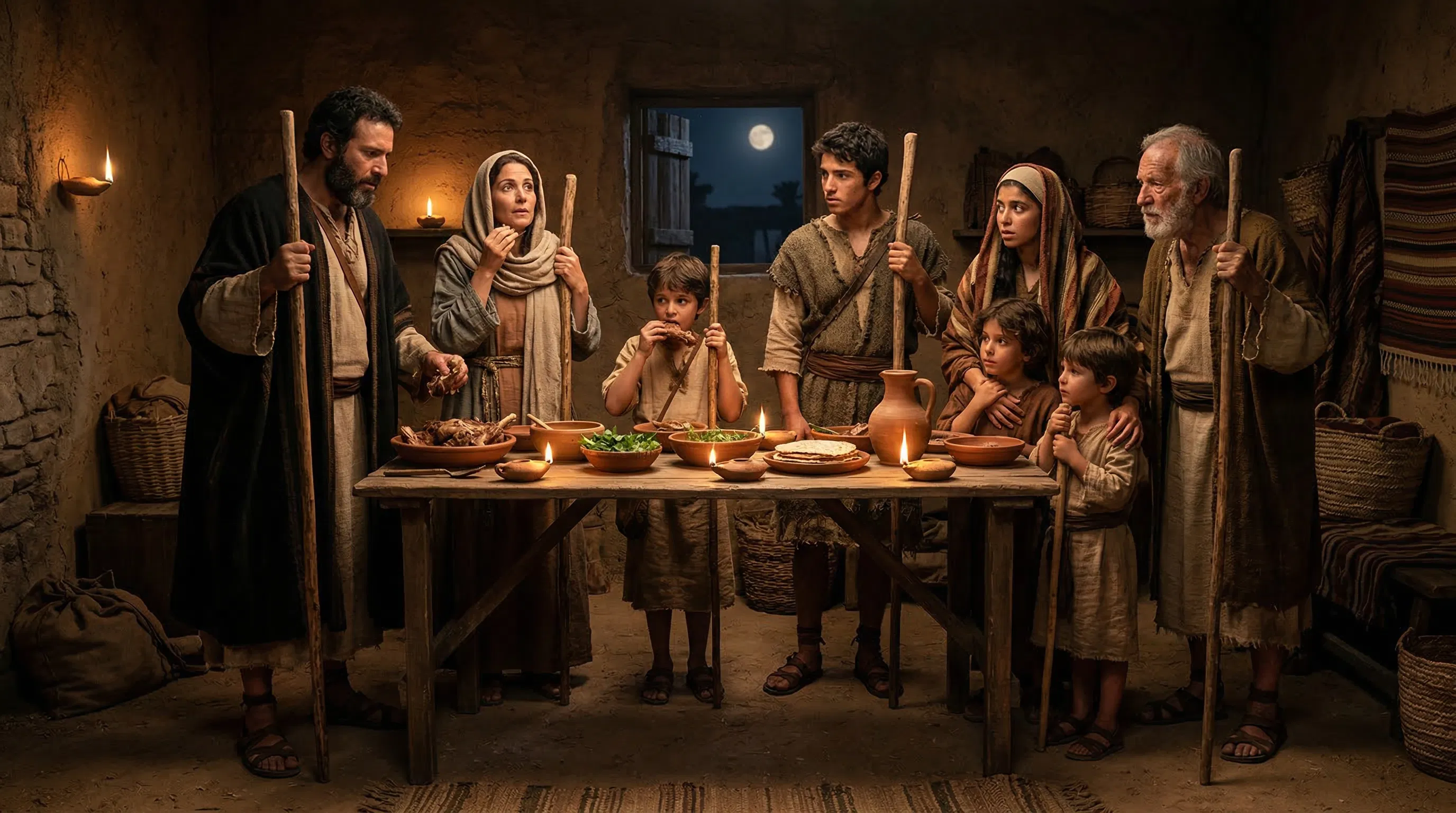 The First Passover Feast