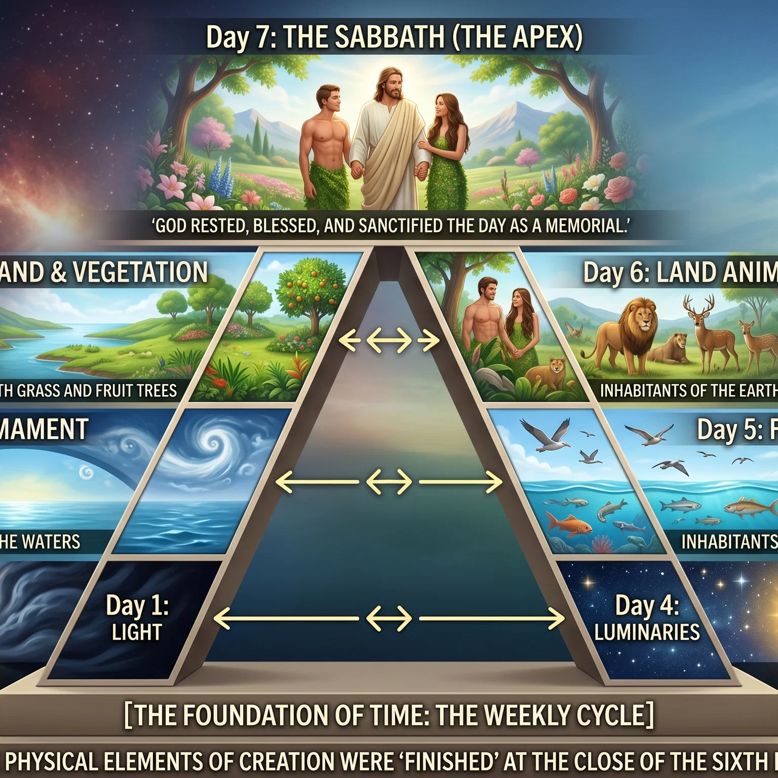 The Divine Order of Six Days