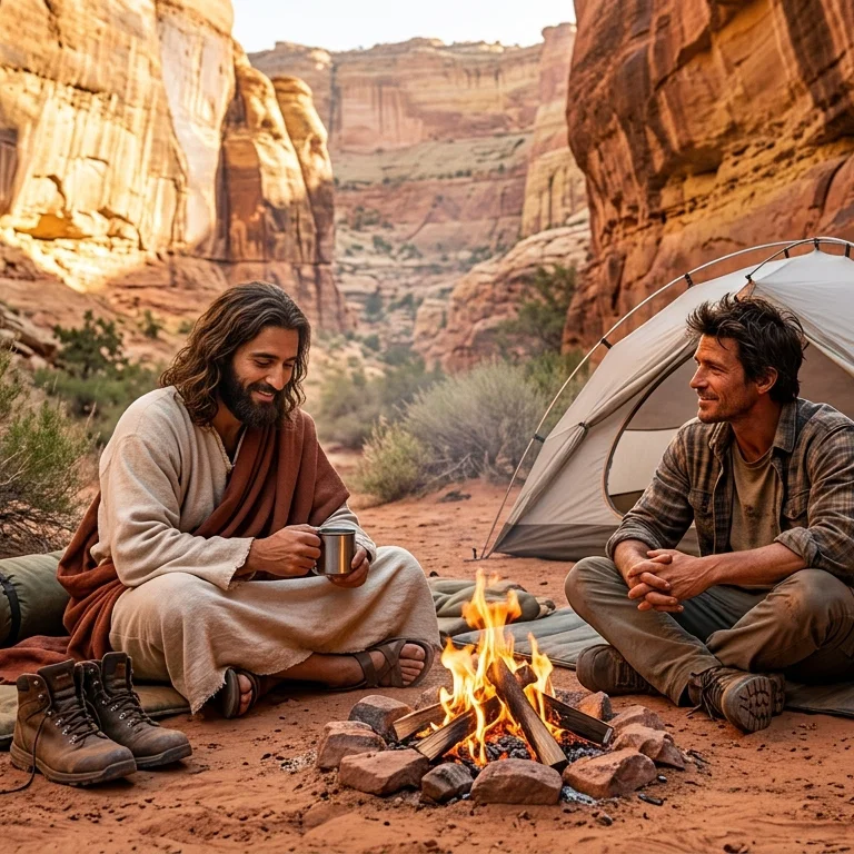 Evening Peace Beneath the Canyon Stars