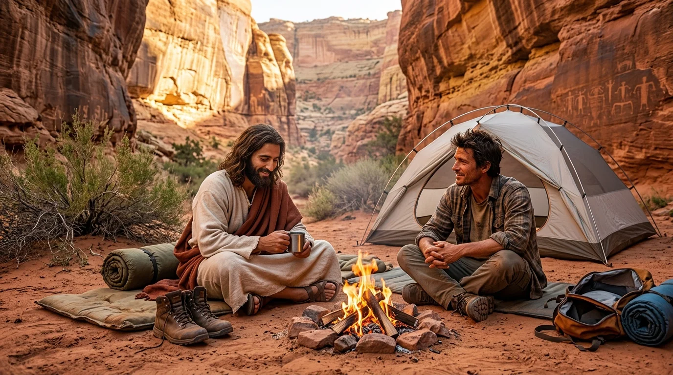 Evening Peace Beneath the Canyon Stars