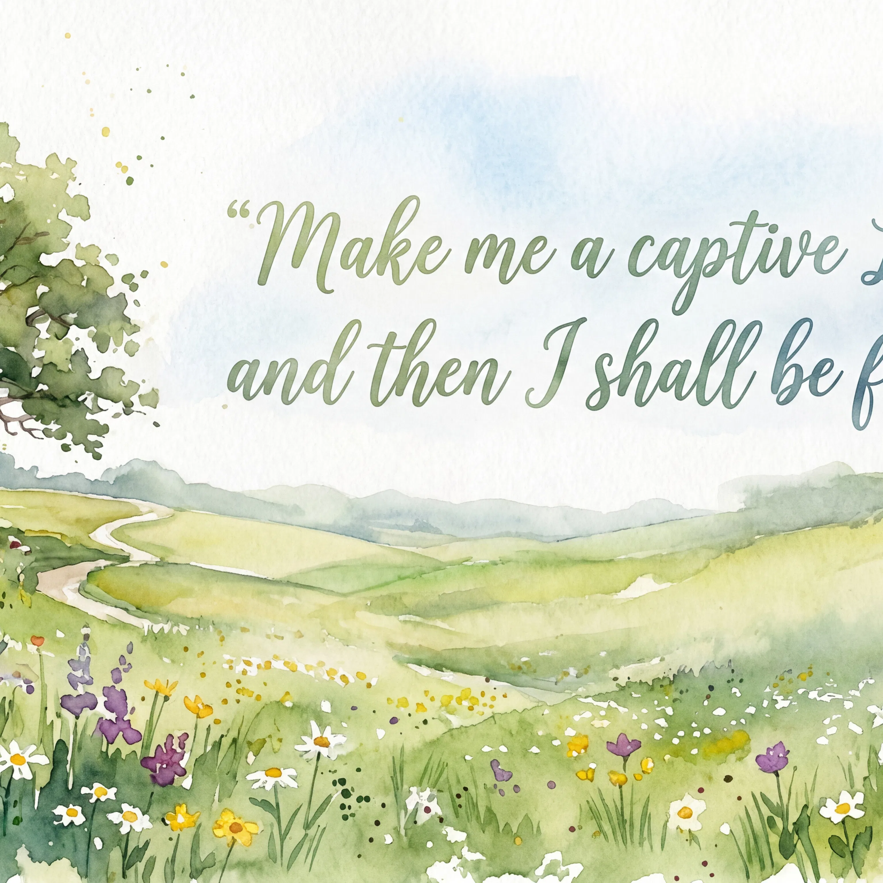 Meadow With Words of Surrender