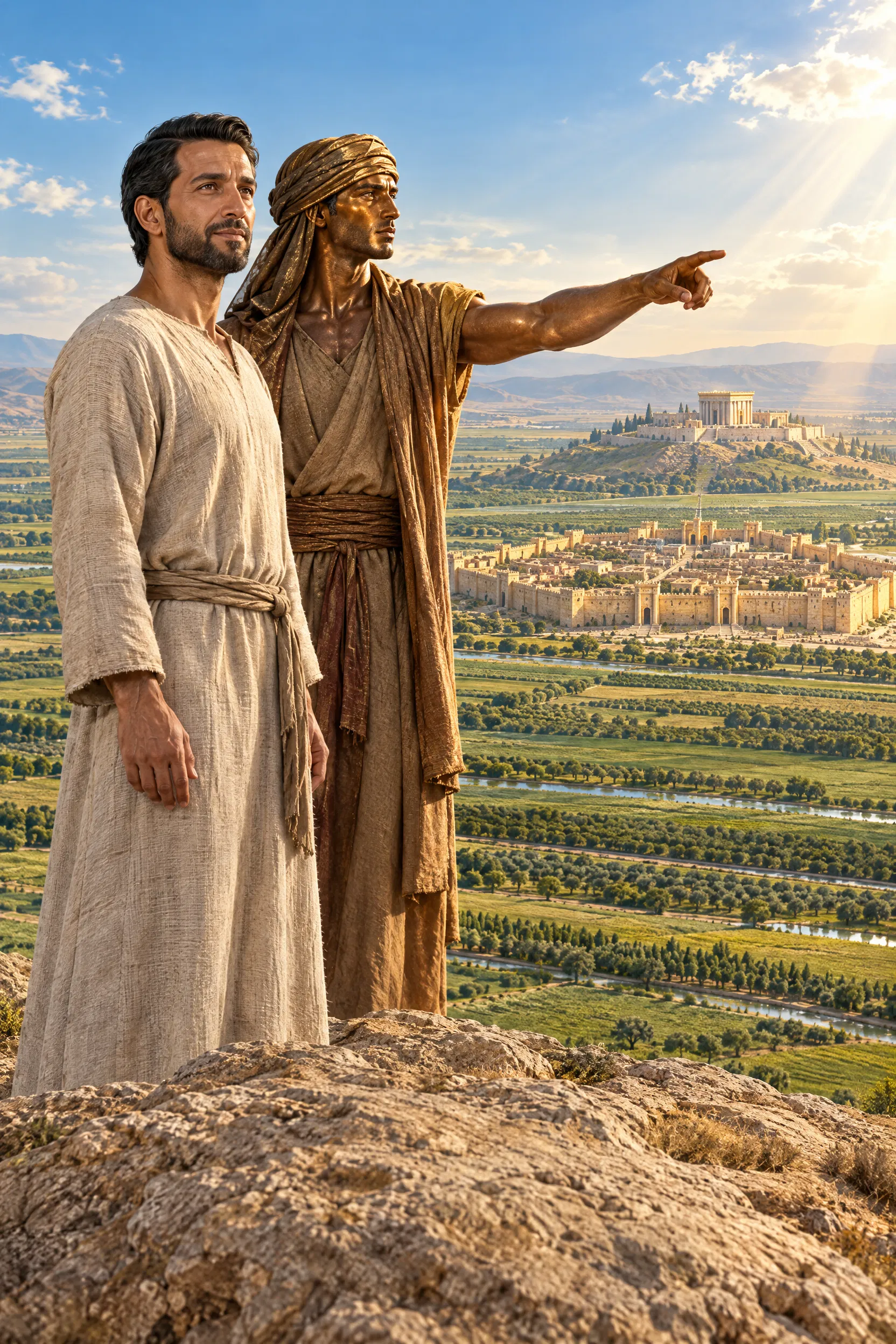 Ezekiel Is Shown the Holy City and Its Gates