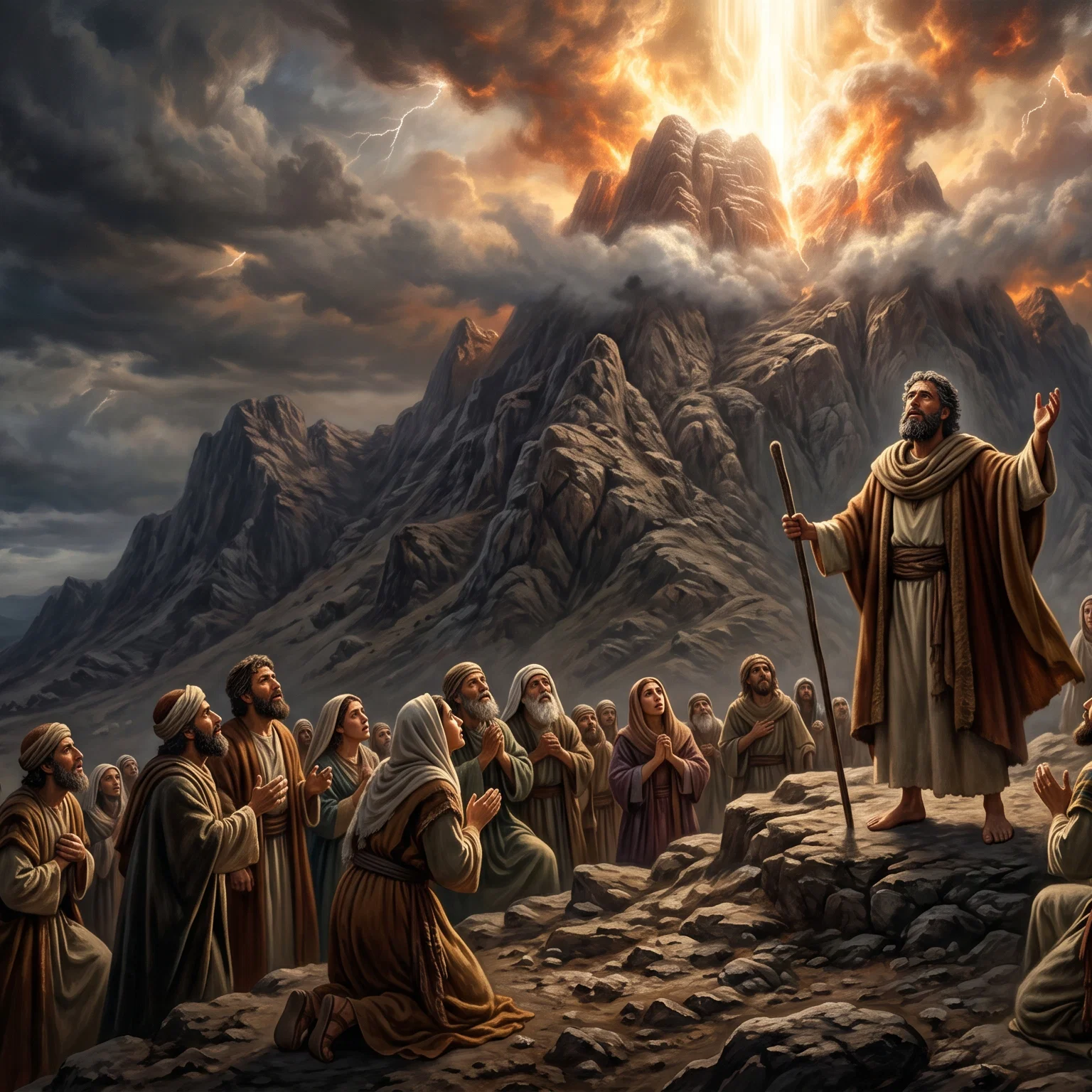 Divine Revelation Upon Mount Sinai