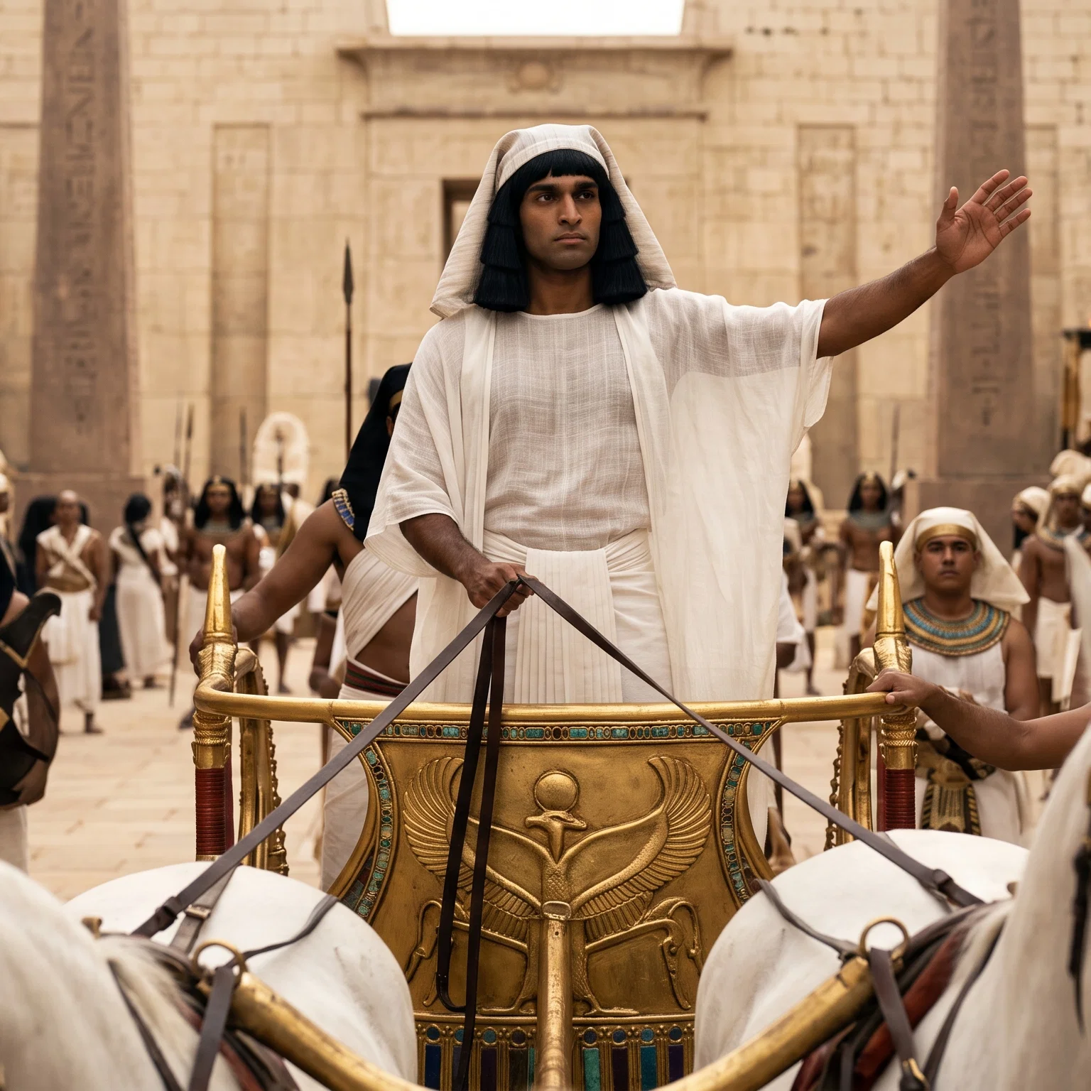 The Vizier Rides in Royal Splendor