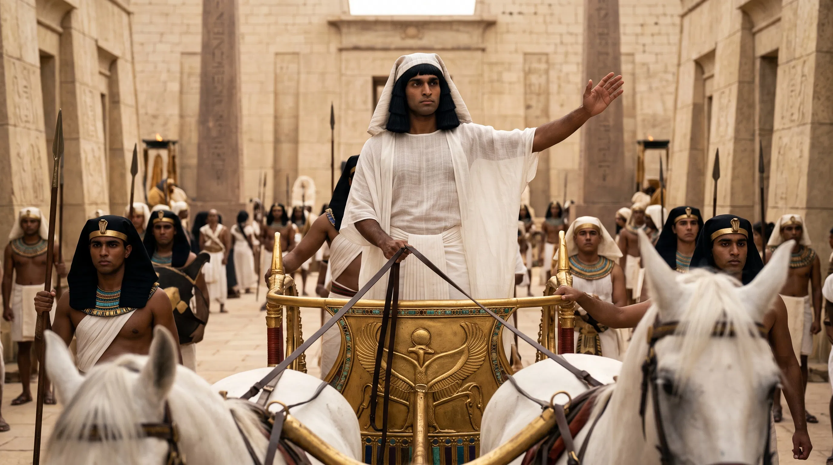 The Vizier Rides in Royal Splendor