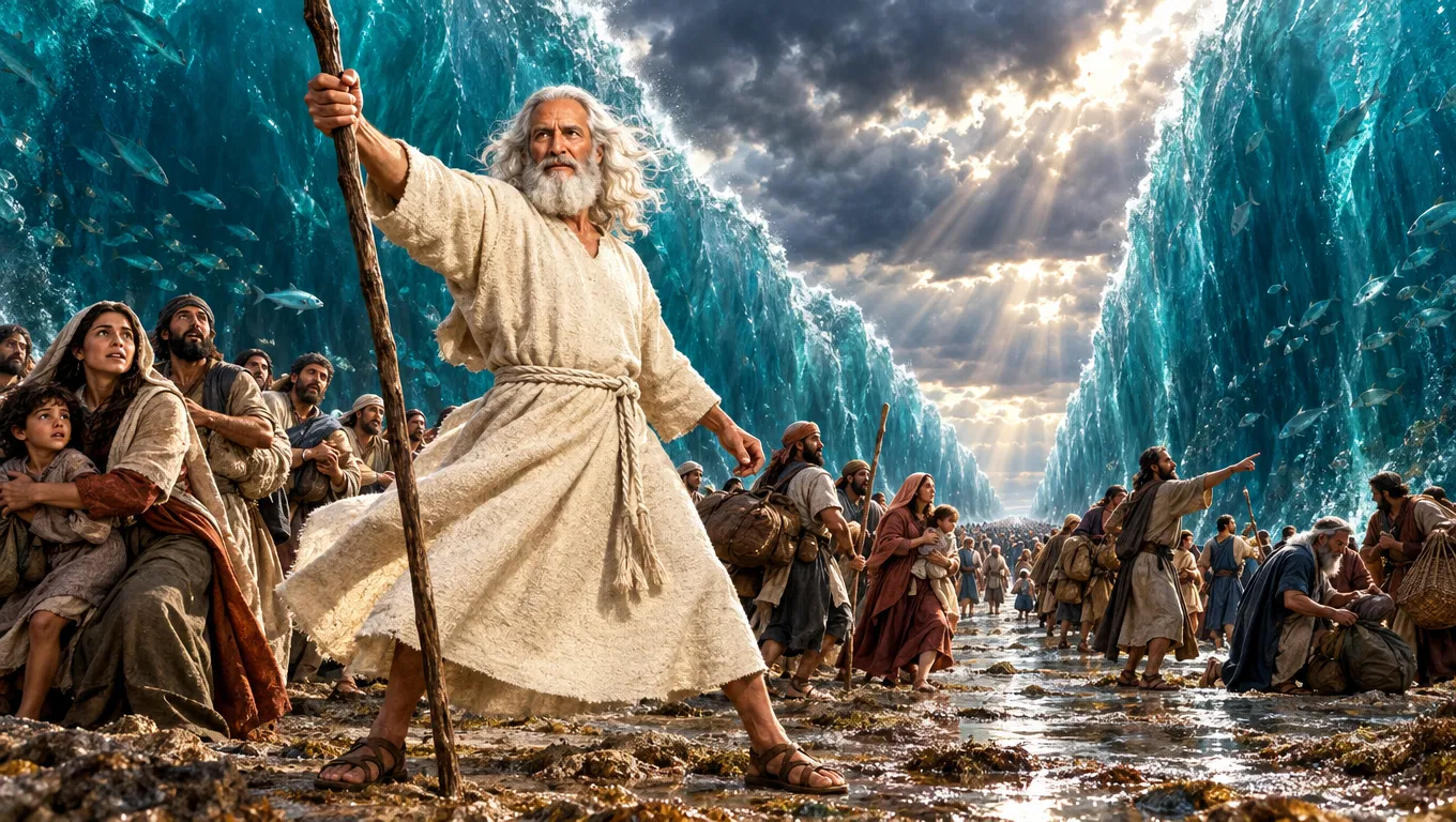 Moses Parts the Red Sea
