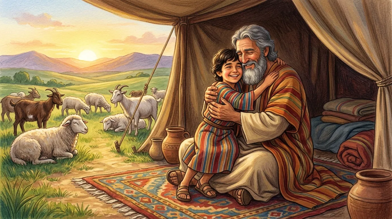 Jacob Embraces His Son Joseph