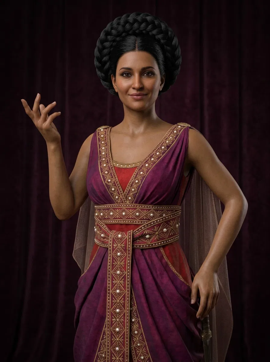 Jezebel in Royal Purple Robes