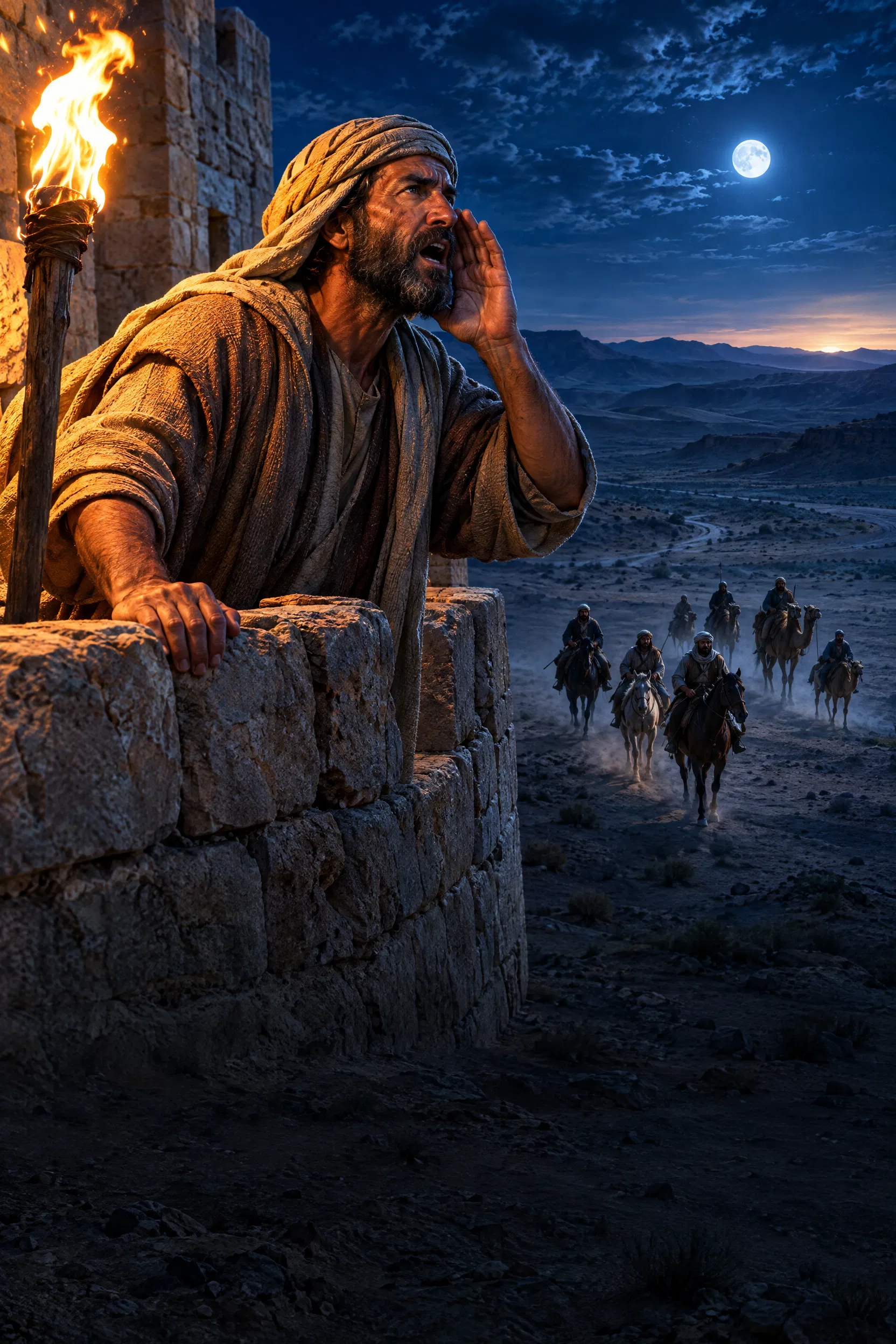 The Watchman Calls Out at Night