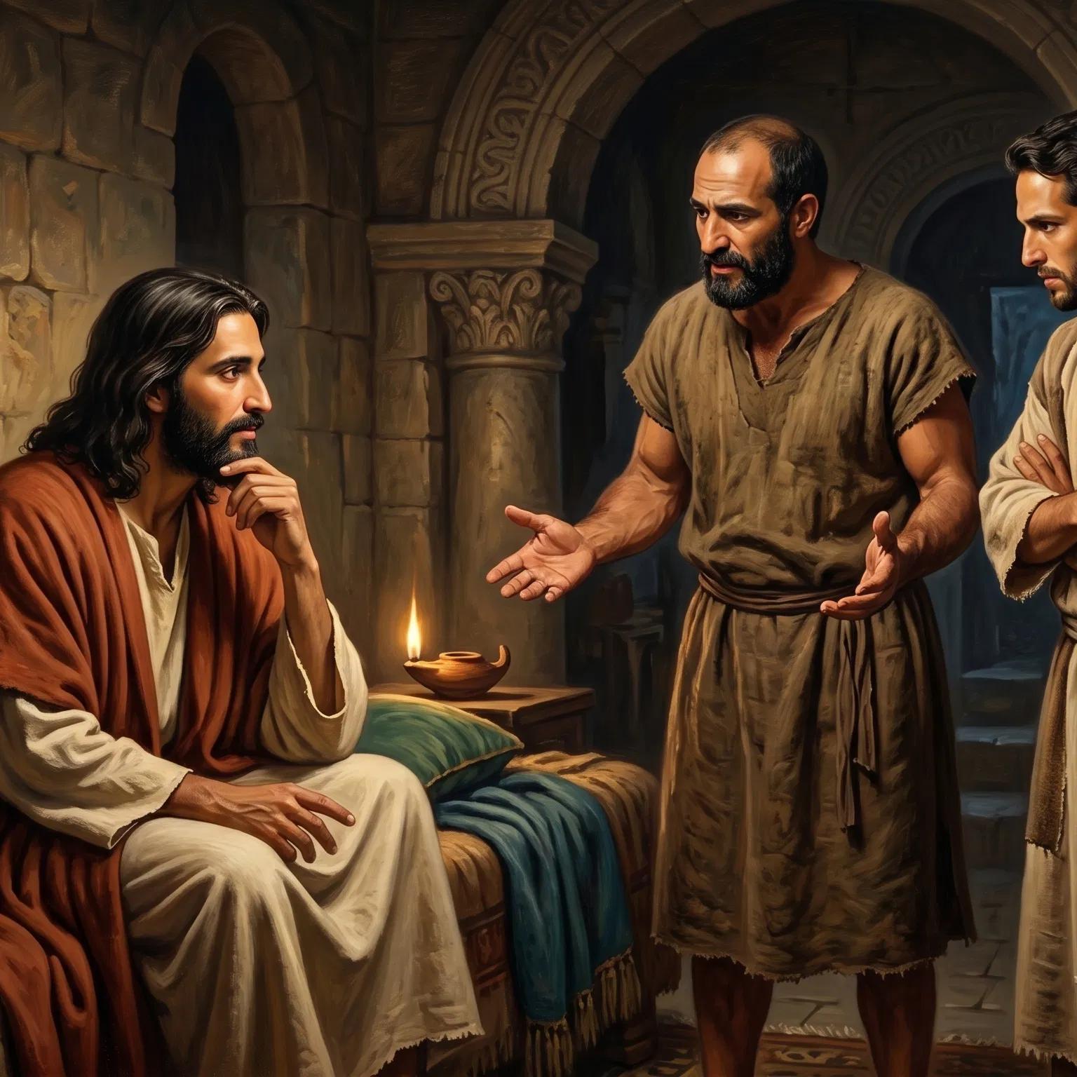 Peter and John Ask Jesus Where to Prepare the Passover