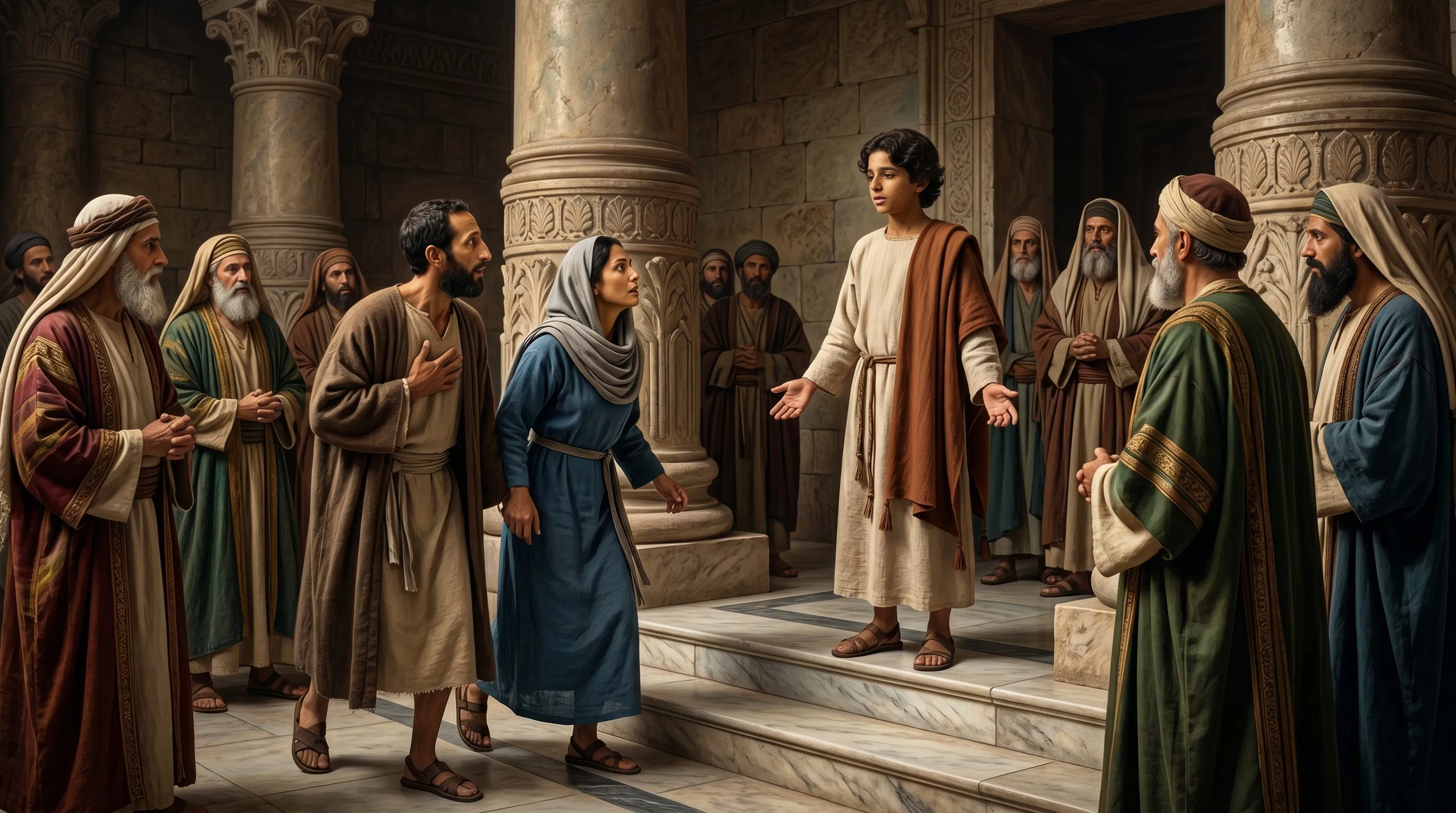 The Boy Jesus in the Temple