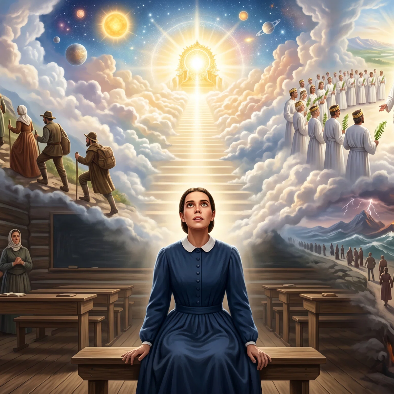 The Prophetess Receives a Divine Vision