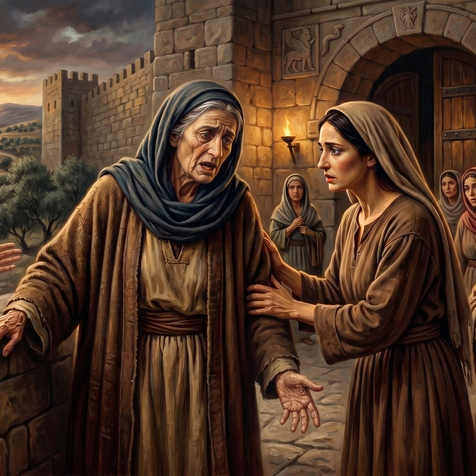 The Humble Arrival of Ruth and Naomi