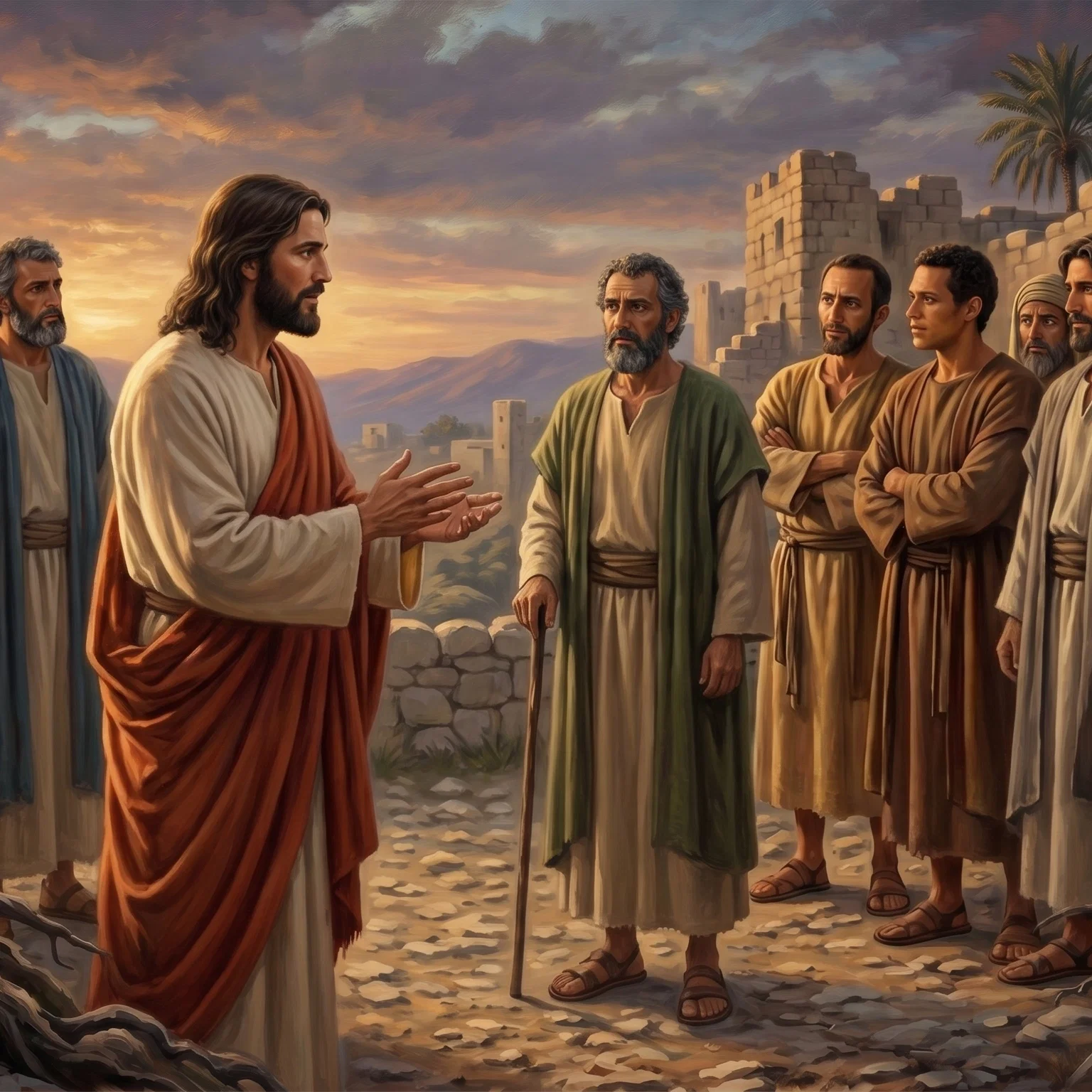 Jesus Teaching the Twelve Apostles