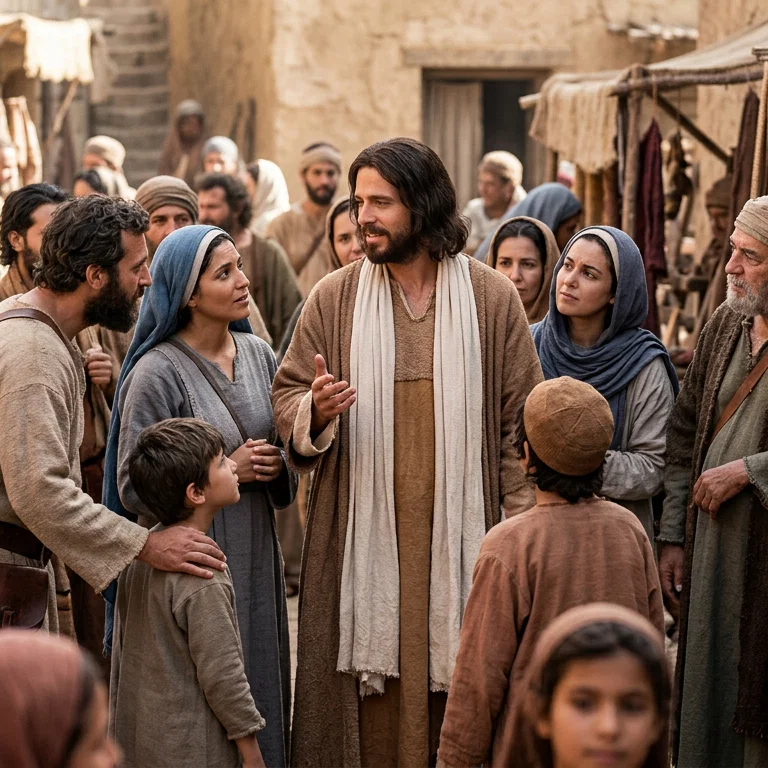 Gathering Around the Divine Teacher