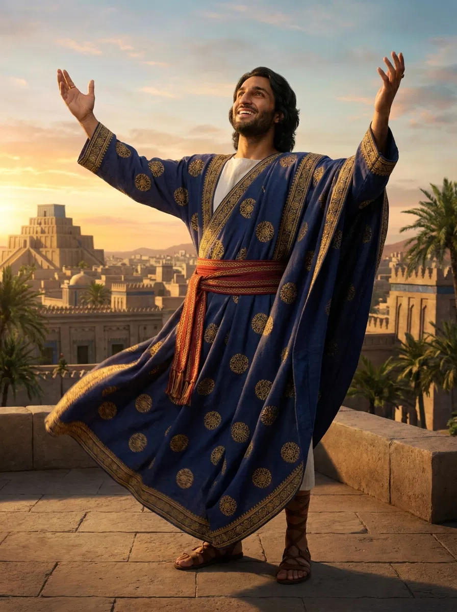 Daniel Praises God Above Babylon