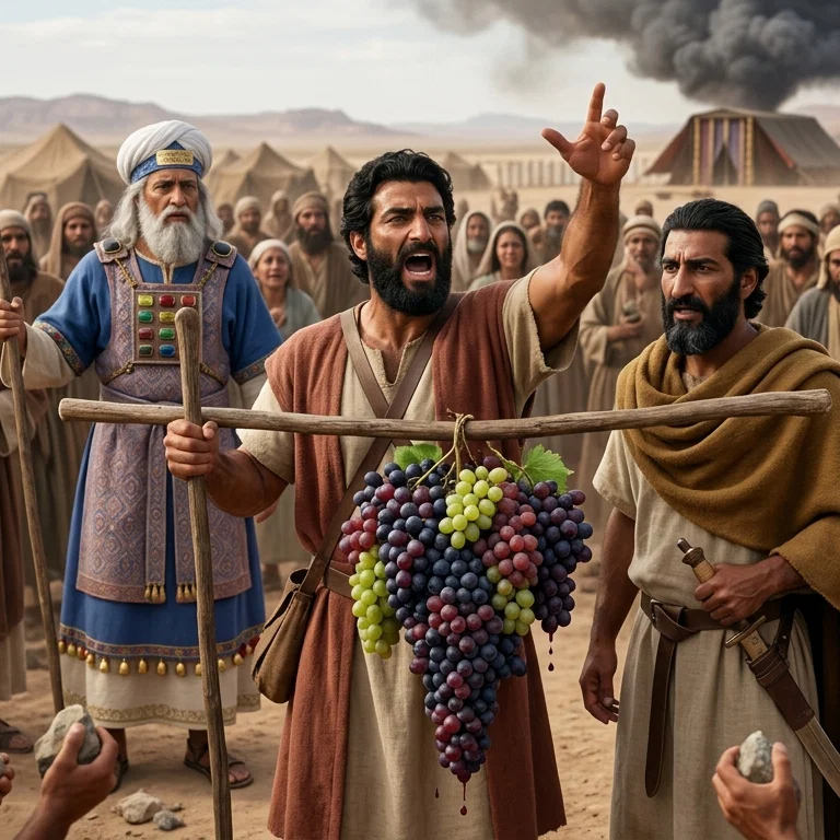 Faithful Spies Return from Canaan