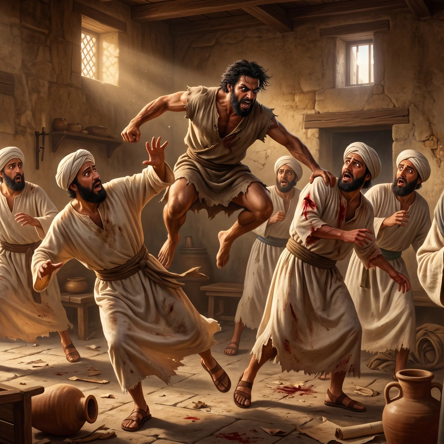 The Confrontation of the Seven Sons