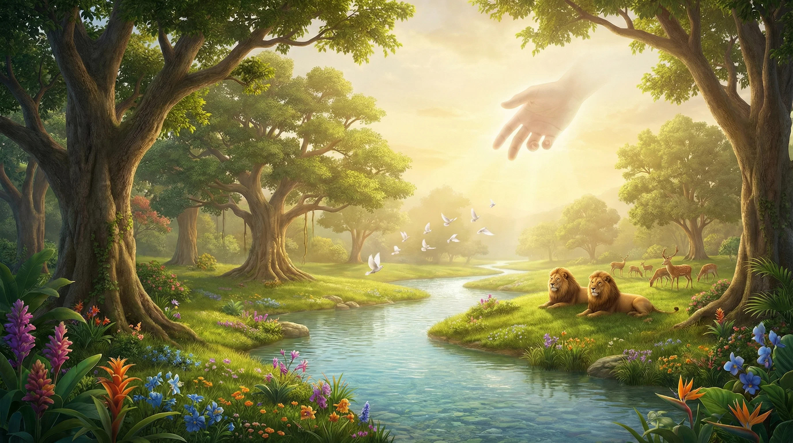 Divine Harmony in the Garden of Eden