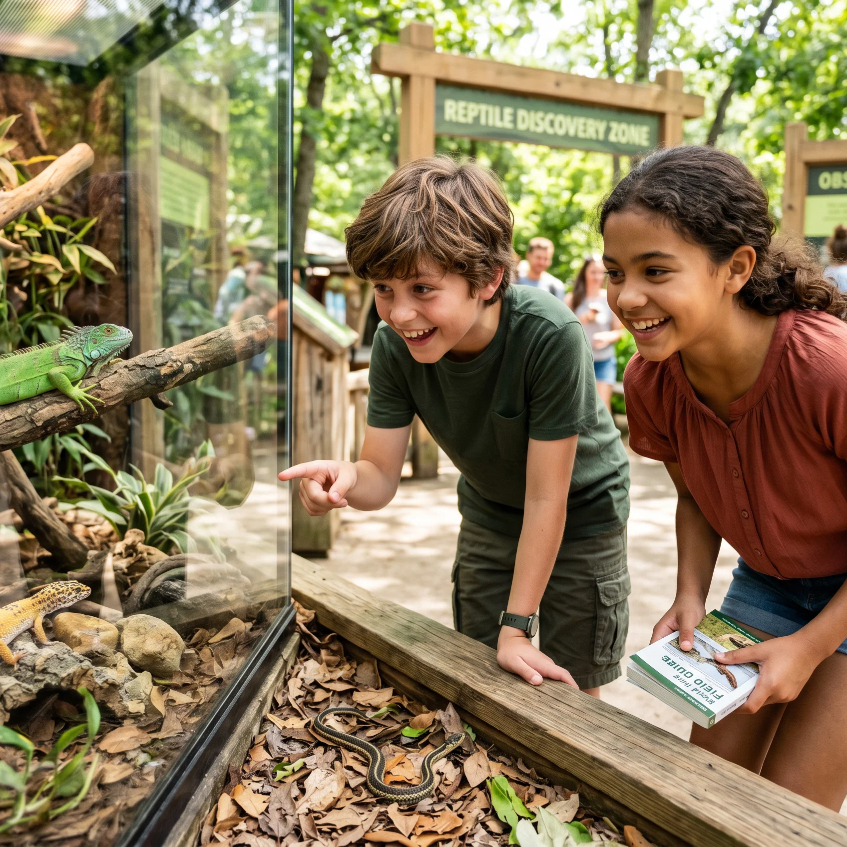 Young Explorers Discovering Ancient Wonders