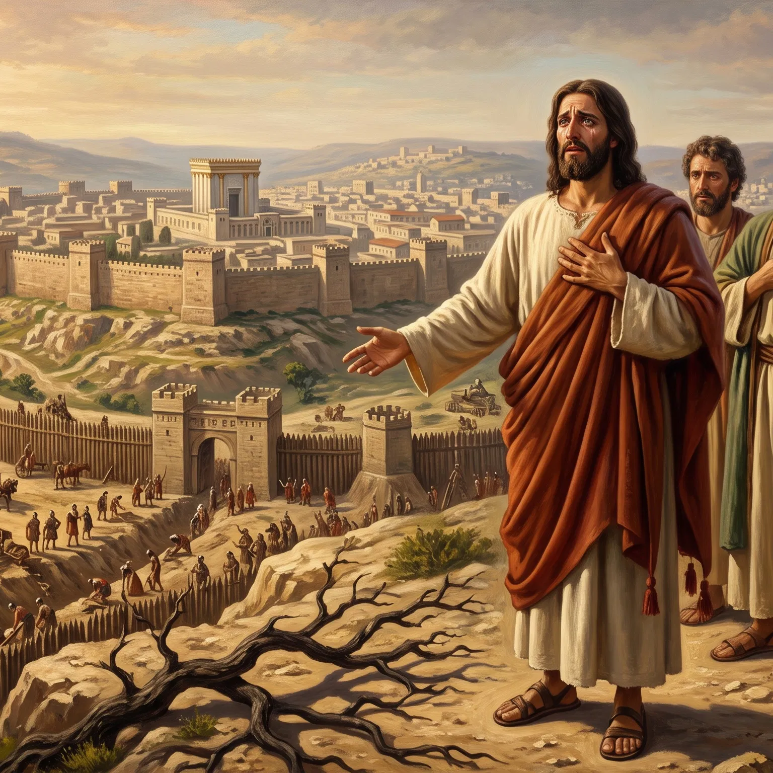 Jesus Foretells the Siege of Jerusalem