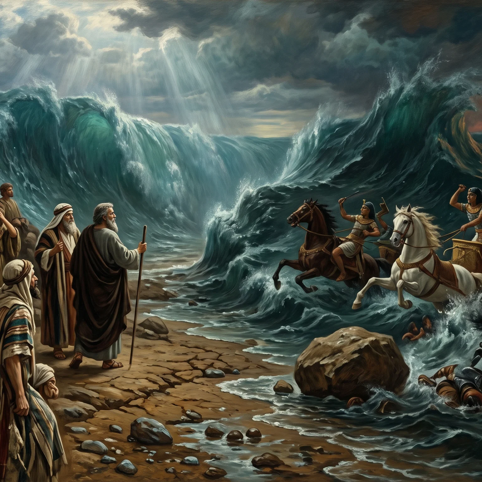 Parting the Raging Red Sea