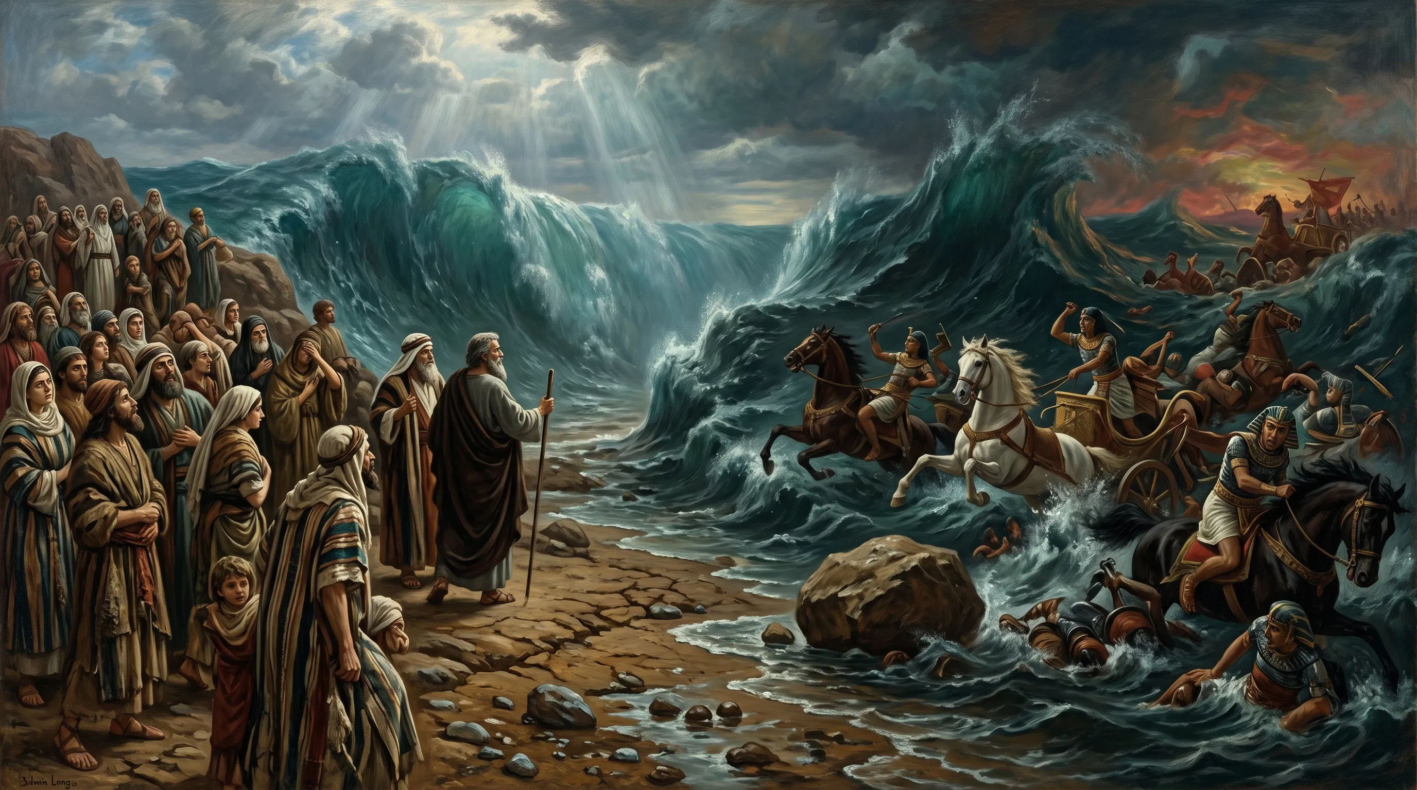 Parting the Raging Red Sea