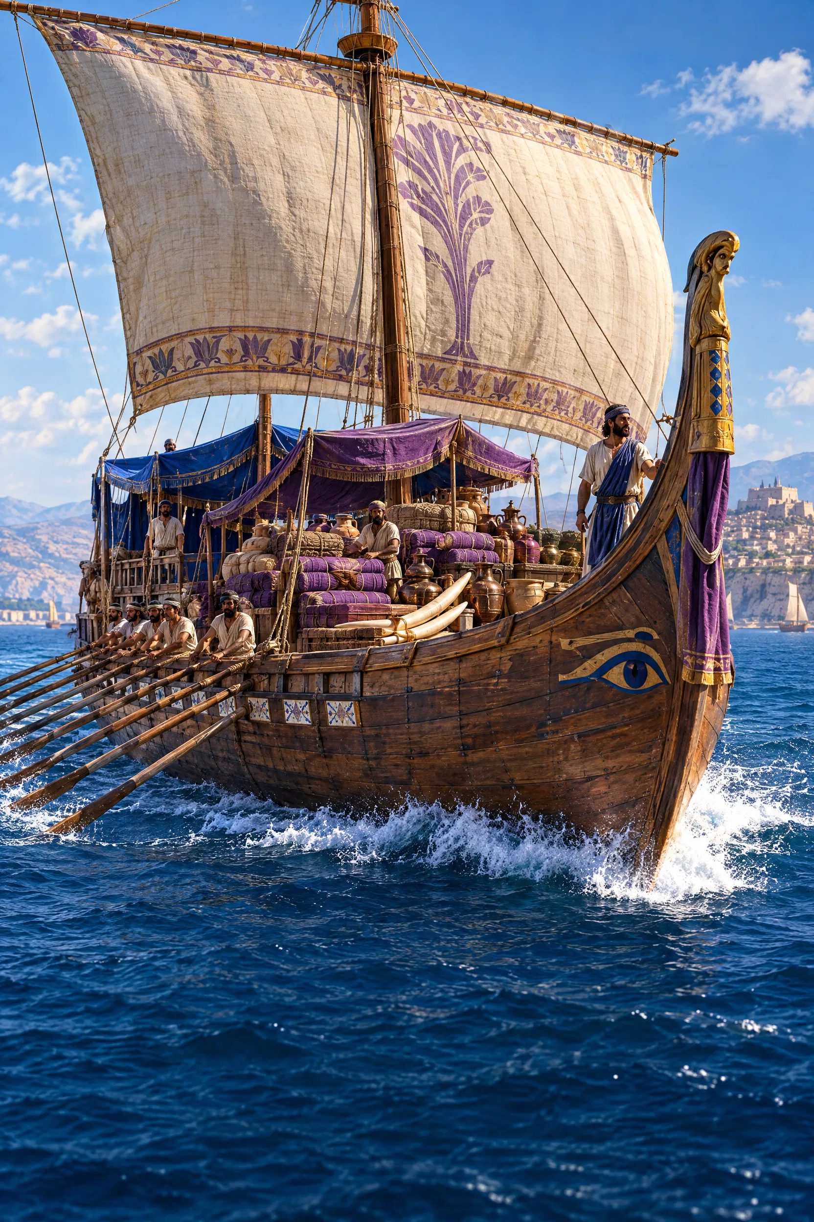The Merchant Ship of Tyre at Sea