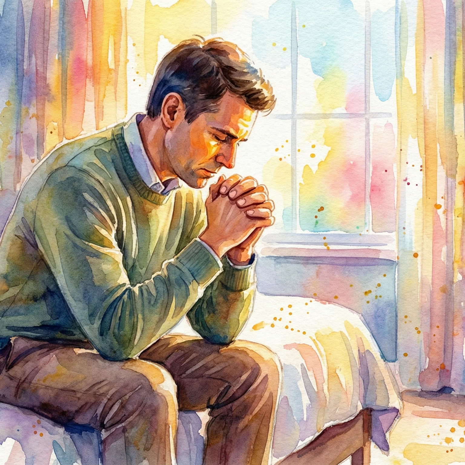 Morning Devotion in Golden Light