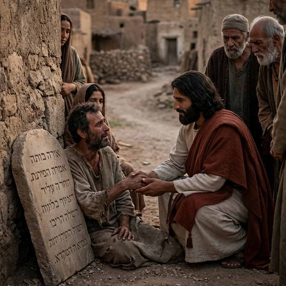 Divine Tablets Guiding Toward Redemption