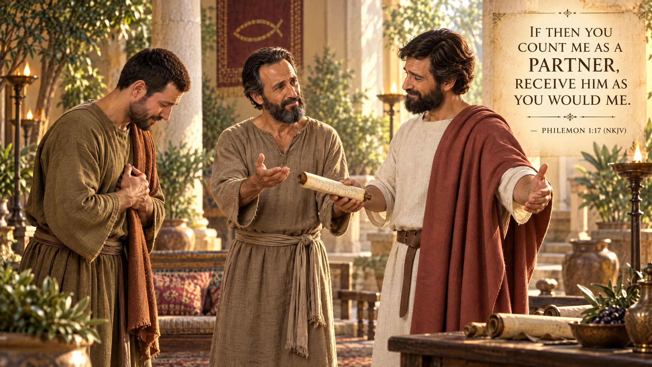 Paul Asks Philemon to Receive Onesimus
