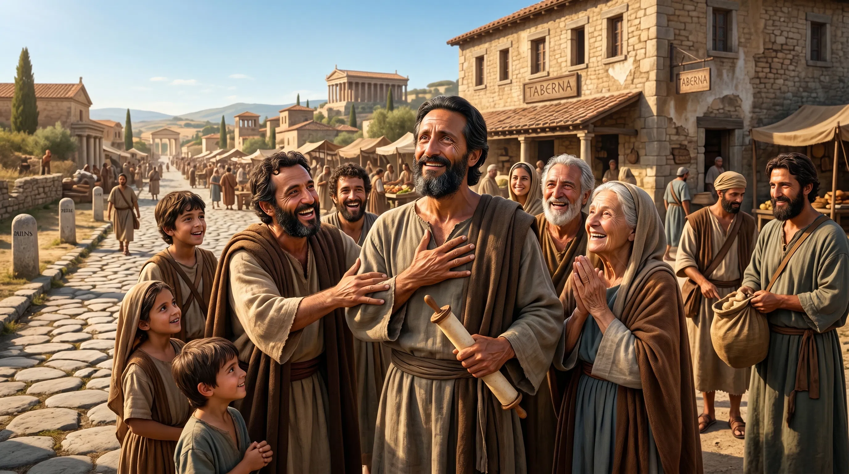 Brethren Greet Paul on the Road to Rome
